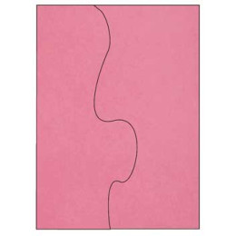 2 Part Puzzle Promotional Custom Imprinted With Logo