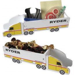 Transport Truck Desk Organizer Puzzle Promotional Custom Imprinted With Logo