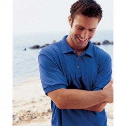 Gildan Cotton Sport Shirt - Color Promotional Custom Imprinted With Logo