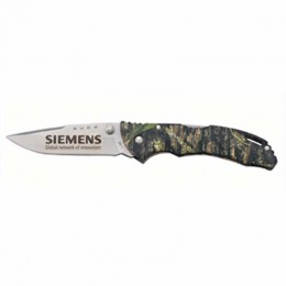 Bantam BBW Camo Lockback Buck Knife Promotional Custom Imprinted With Logo Bantam BBW Camo Lockback Buck Knife Promotional Custom Imprinted With Logo