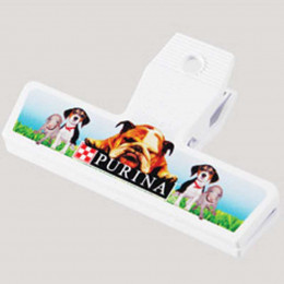 4 Inch Bag Clip with Digital Imprint Promotional Custom Imprinted With Logo