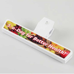 6 Inch Bag Clip with Digital Imprint Promotional Custom Imprinted With Logo