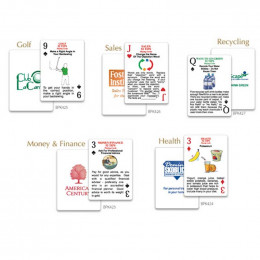 52 Great Tips Playing Cards Promotional Custom Imprinted With Logo