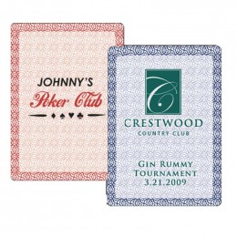 Poker Night Poker Cards Promotional Custom Imprinted With Logo