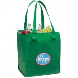 Deluxe Insulated Grocery Shopper Promotional Custom Imprinted With Logo