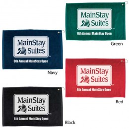 16 in. x 25 in. Hemmed Color Towel Promotional Custom Imprinted With Logo