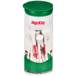 1 Ball Tall Tube Promotional Custom Imprinted With Logo