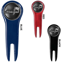 Anodized Aluminum Divot Tool Promotional Custom Imprinted With Logo
