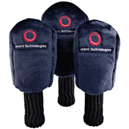 Acrylic Fur Head Cover Set Promotional Custom Imprinted With Logo