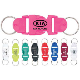 Buckle Up Key Tag Promotional Custom Imprinted With Logo