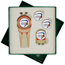 Color Block Golf Set Promotional Custom Imprinted With Logo