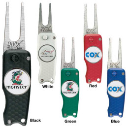 Divix Switch Blade Divot Repair Tool Promotional Custom Imprinted With Logo