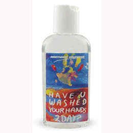Antibacterial Hand Sanitizers - 2 Oz Promotional Custom Imprinted With Logo