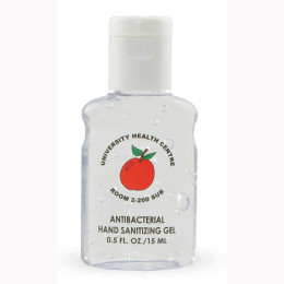 Antibacterial Hand Sanitizers - 0.5 Oz Promotional Custom Imprinted With Logo