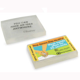 Clear Glycerin Soap - 1 Oz Promotional Custom Imprinted With Logo