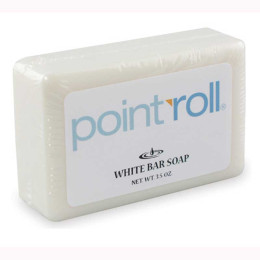 White Bar Soap - 3.5 Oz Promotional Custom Imprinted With Logo