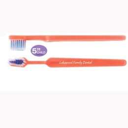 Childrens Manual Toothbrush Promotional Custom Imprinted With Logo