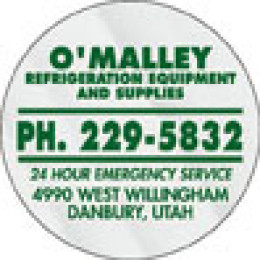 Die Cut Circle Labels Promotional Custom Imprinted With Logo