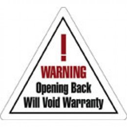 Special Shape Labels - Large Triangle Promotional Custom Imprinted With Logo
