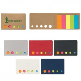 Sticky Flags in Pocket Case Promotional Custom Imprinted With Logo