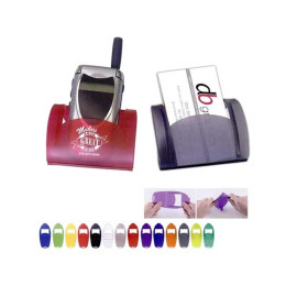 Cell Phone & Business Card Holder Promotional Custom Imprinted With Logo