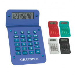 Metallic Calculator Promotional Custom Imprinted With Logo