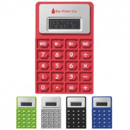 Flexi Calculator Promotional Custom Imprinted With Logo