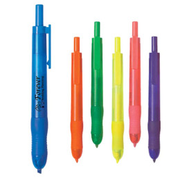 Retractable Highlighter Promotional Custom Imprinted With Logo