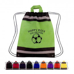Small Non-Woven Reflective Sports Pack Promotional Custom Imprinted With Logo