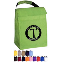Insulated Budget Lunch Bag Promotional Custom Imprinted With Logo
