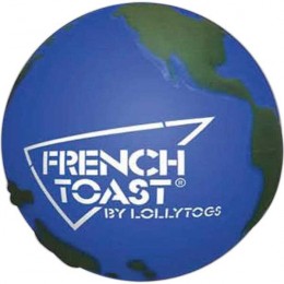 Globe Stress Ball Promotional Custom Imprinted With Logo