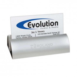 Desk Top Business Card/Note Holder Promotional Custom Imprinted With Logo