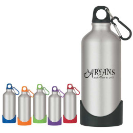 20 oz. Stainless Steel Bike Bottle with Rubber Base Promotional Custom Imprinted With Logo