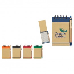 Eco-Friendly Spiral Jotter & Pen Promotional Custom Imprinted With Logo