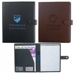 Pebble Grain 8 1/2" x 11" Portfolio Promotional Custom Imprinted With Logo