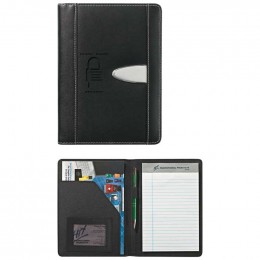 Eclipse Bonded Leather 5" x 7" Portfolio Promotional Custom Imprinted With Logo