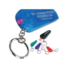 Whistle Light Key Chain Promotional Custom Imprinted With Logo