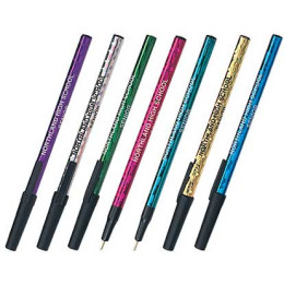 Foil Stick Pen - Sparkle Promotional Custom Imprinted With Logo