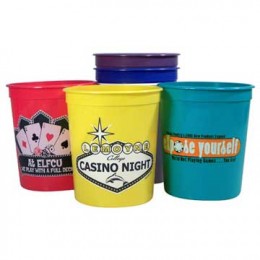 Stadium Cups - 32 oz - Silkscreen #110 Promotional Custom Imprinted With Logo