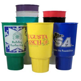 Stadium Cups - 32 oz - Silkscreen #503 Promotional Custom Imprinted With Logo