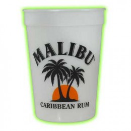 Glow Stadium Cups - 12 oz - Offset #530 Promotional Custom Imprinted With Logo