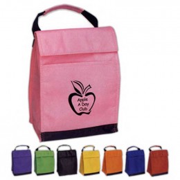 Non-Woven Insulated Lunch Bag Promotional Custom Imprinted With Logo Non-Woven Insulated Lunch Bag Promotional Custom Imprinted With Logo