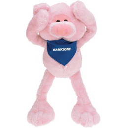 Mini Pig Pully Pal Promotional Custom Imprinted With Logo Mini Pig Pully Pal Promotional Custom Imprinted With Logo