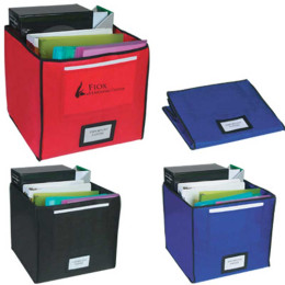 HIT Non-Woven Storage Bin Promotional Custom Imprinted With Logo