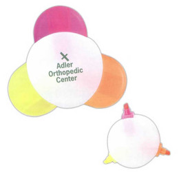 3 Prong Highlighter Promotional Custom Imprinted With Logo