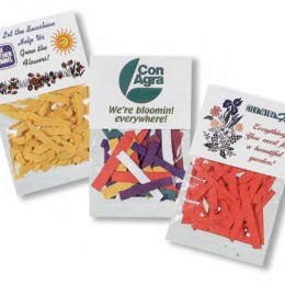 Seed Confetti Pack Promotional Custom Imprinted With Logo