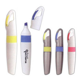 Carabineer Highlighter Promotional Custom Imprinted With Logo