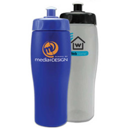 24 oz Opaque Contour Bottle Promotional Custom Imprinted With Logo