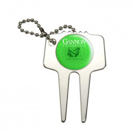 Domed Divot Repair Tool Promotional Custom Imprinted With Logo