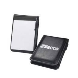 Soft Vinyl Notepad with Pen Promotional Custom Imprinted With Logo